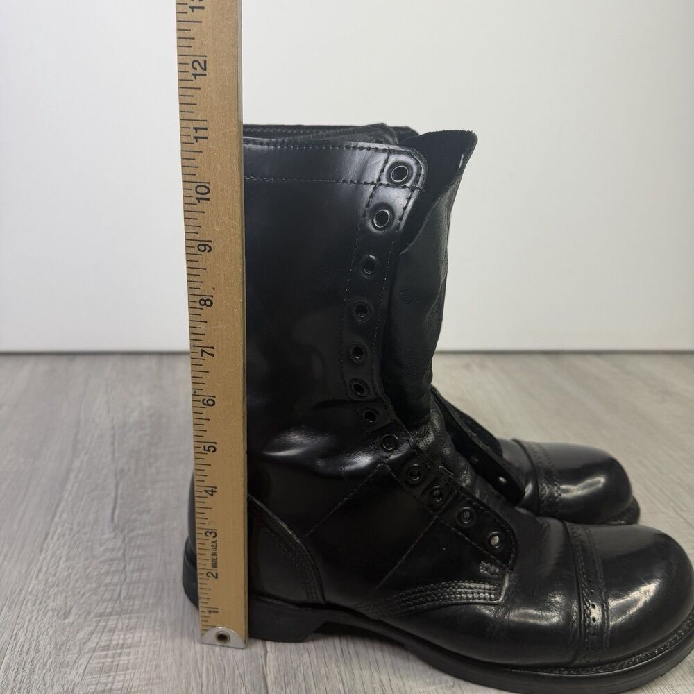 Vintage Corcoran 1500 Black Lace Up Jump Boots Mens 10 D No Laces EUC Leather E - Picture 6 of 11